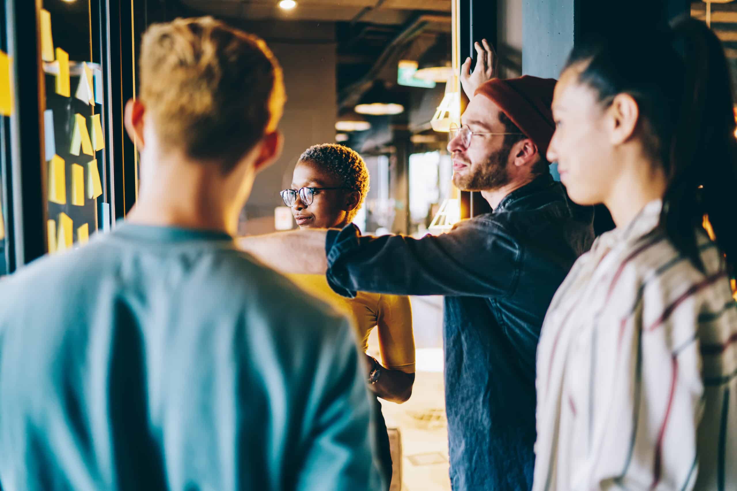 Otsy team collaborating